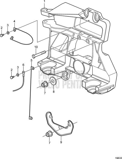 Chassis Ground Cable - Volvo Penta (3853929)