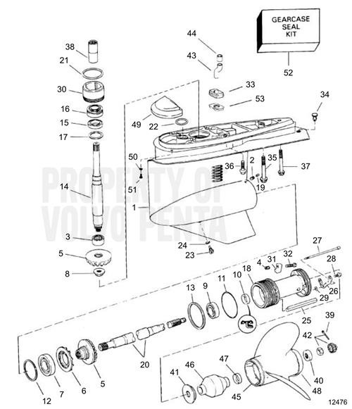 Gear Housing(V2) - Volvo Penta (3855214)