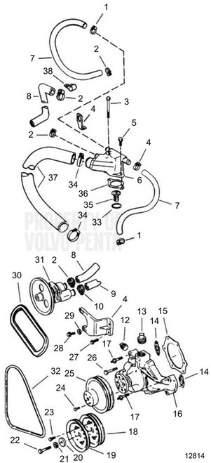 Screw, Volvo Penta - Volvo Penta (3855717)