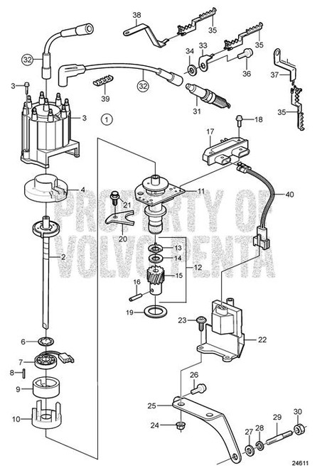 Distributor - Volvo Penta (3857449)