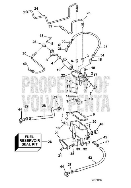 Fuel Pipe Volvo Penta - Volvo Penta (3858222)