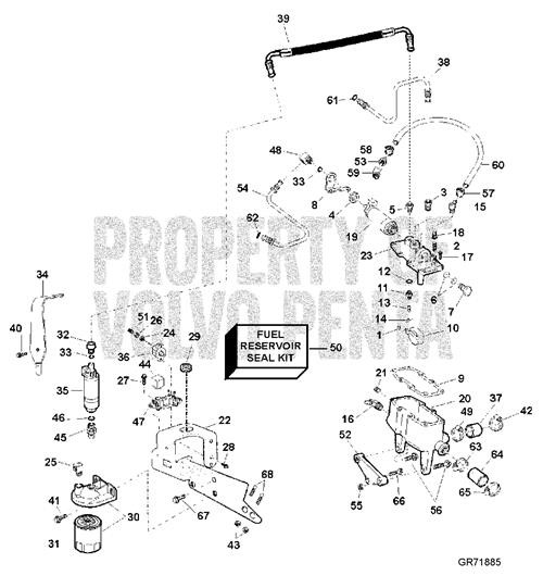 Fuel Pipe Volvo Penta - Volvo Penta (3858225)