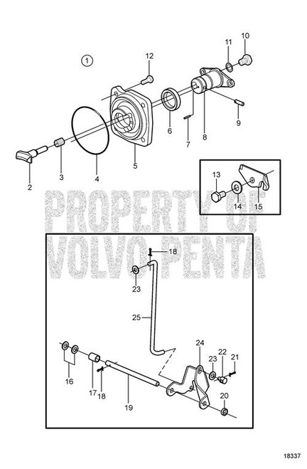 Shaft(V2) - Volvo Penta (3860181)
