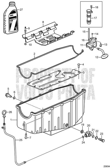 Sump(V2) - Volvo Penta (3861304)