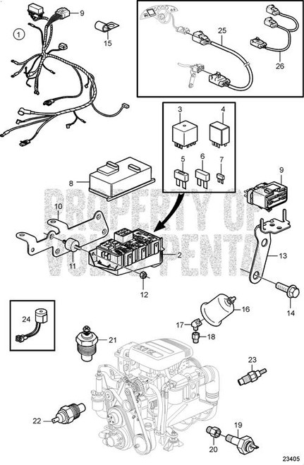 Wiring Harness - Volvo Penta (3884244)