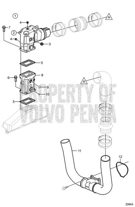 Flange Screw - Volvo Penta (3887488)