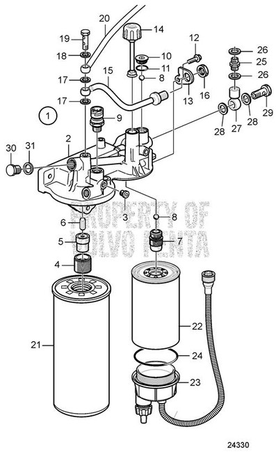 Air Vent Pipe(V2) - Volvo Penta (40005048)
