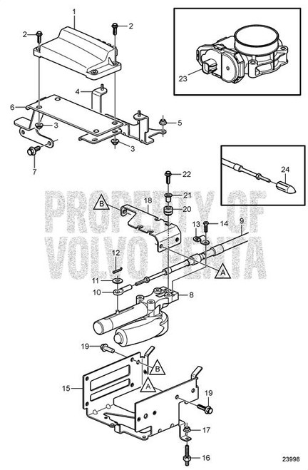 Bracket(V2) - Volvo Penta (40005868)