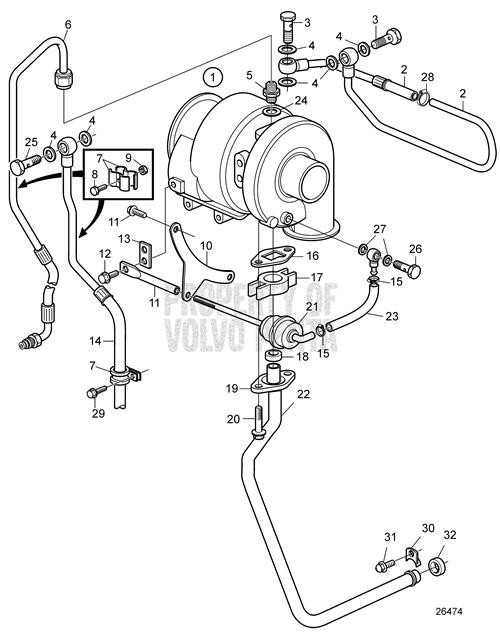 Attaching Clamp - Volvo Penta (404279)