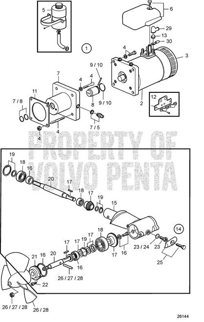 Coupling Kit - Volvo Penta (41100736)