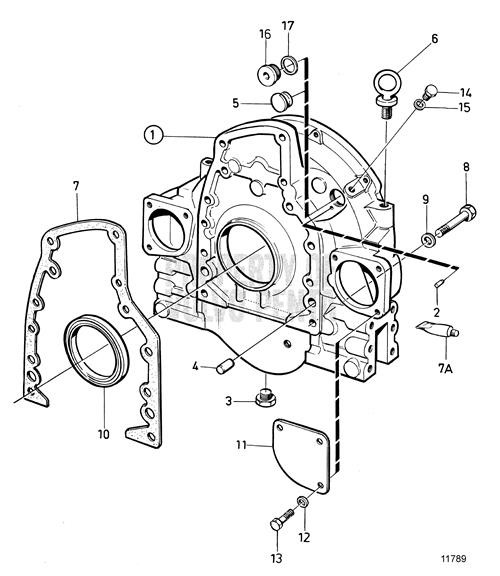 Bearing Bracket(V2) - Volvo Penta (422018)