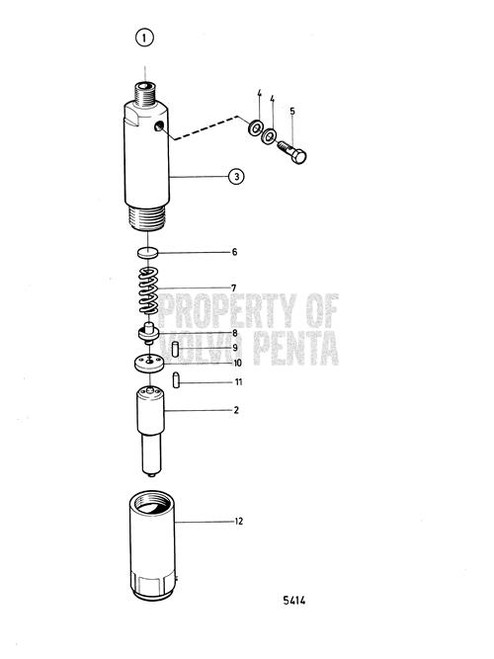 Nozzle(V2) - Volvo Penta (424531)