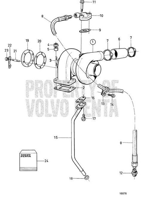 Oil Return Pipe(V2) - Volvo Penta (4772082)
