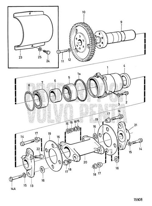 Spacer(V2) - Volvo Penta (478416)