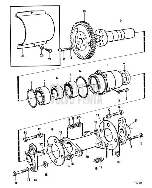 Companion Flange(V2) - Volvo Penta (478704)