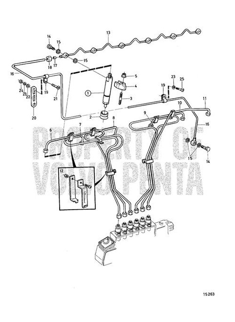 Delivery Pipe(V2) - Volvo Penta (479946)