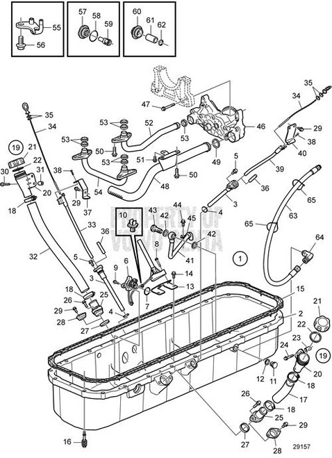 Elbow Nipple(V2) - Volvo Penta (4881246)