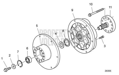 Ball Bearing(V2) - Volvo Penta (60111881)