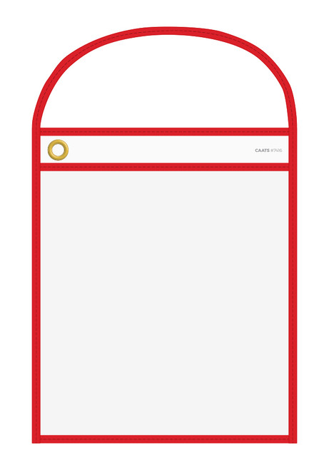 REPAIR ORDER HOLDER CLEAR/RED (7416)