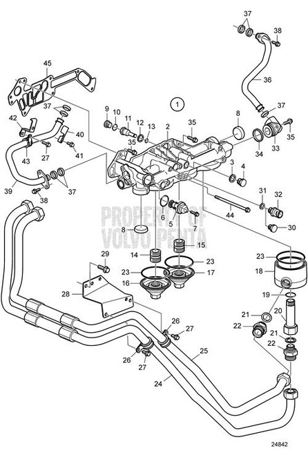 Oil Return Pipe(V2) - Volvo Penta (78467596)