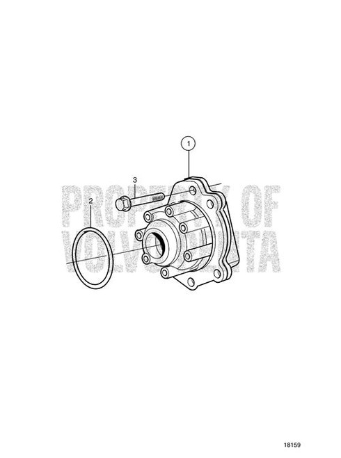 Bearing Housing(V2) - Volvo Penta (8170641)