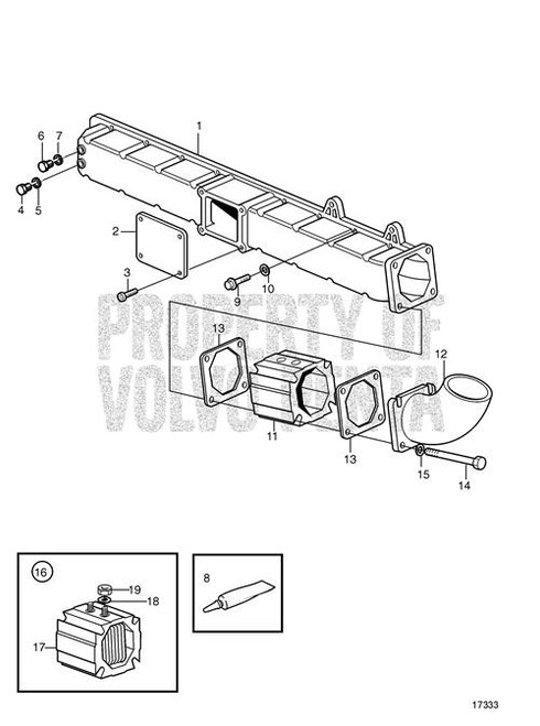 Inlet Manifold(V2) - Volvo Penta (8192910)