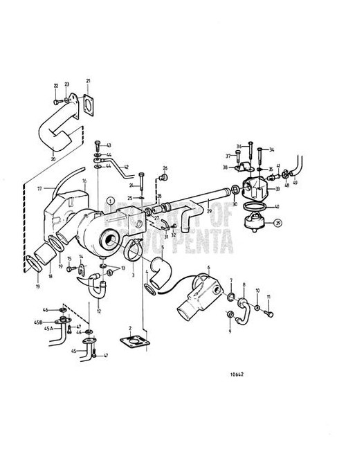 Coolant Pipe(V2) - Volvo Penta (840953)