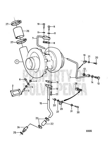 Oil Return Pipe(V2) - Volvo Penta (849652)