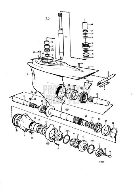 Propeller Nut(V2) - Volvo Penta (852201)