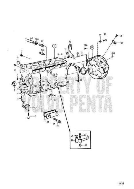 Hose Nipple(V2) - Volvo Penta (860819)
