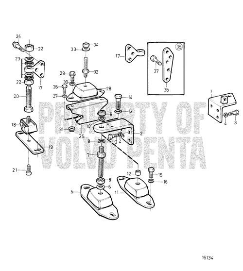 Adjusting Screw(V2) - Volvo Penta (861539)