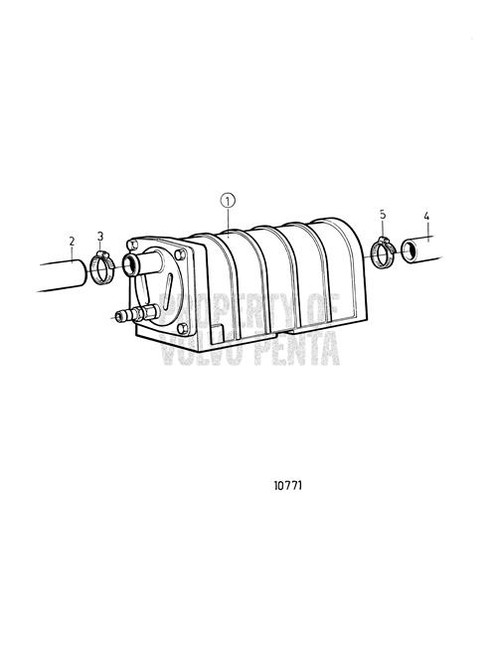 Oil Cooler(V2) - Volvo Penta (861600)