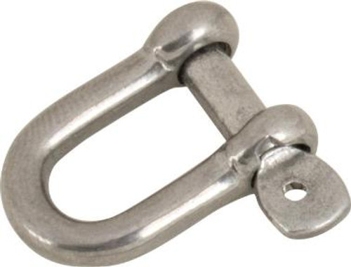 Stainless Steel CAPTIVE D SHACKLE - 3/16" (147124-1)