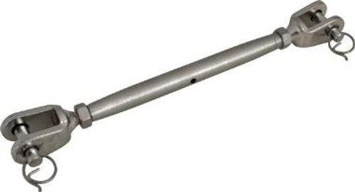 Stainless Steel JAW/JAW TURNBUCKLE - 3/16" (185105)