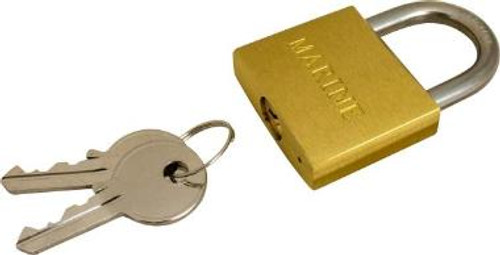 BRASS PADLOCK - 1-1/2" (222004-1)