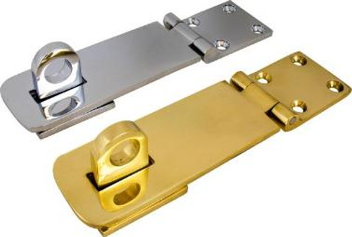 Chrome Brass Heavy Duty HASP - 4-1/4 (222150-1)