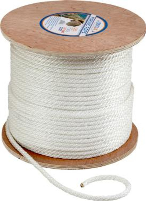SOLID BRAID Nylon 5/16"X500' - (303108500WH)