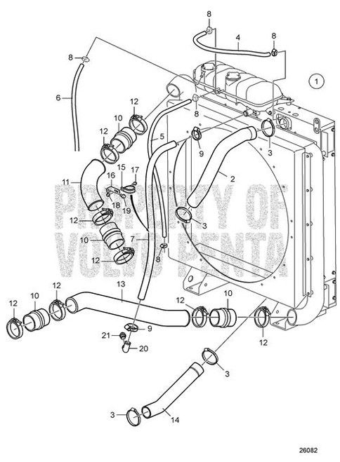 Charge Air Hose(V2) - Volvo Penta (865127)