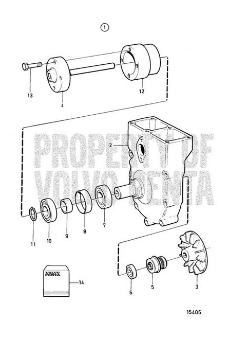 Coolant Pump(V2) - Volvo Penta (866583)