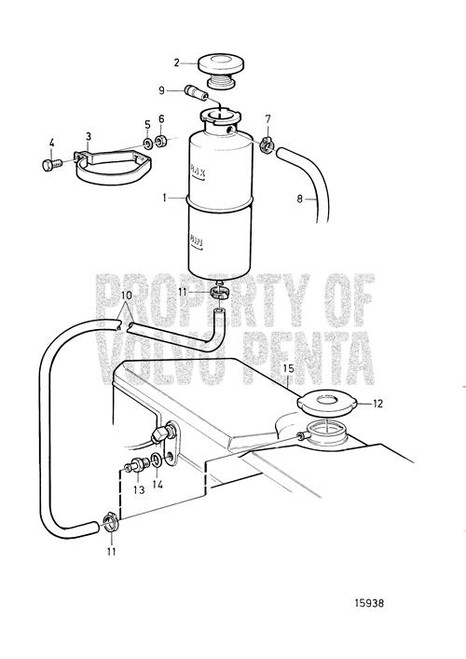 Oil Return Pipe(V2) - Volvo Penta (866919)