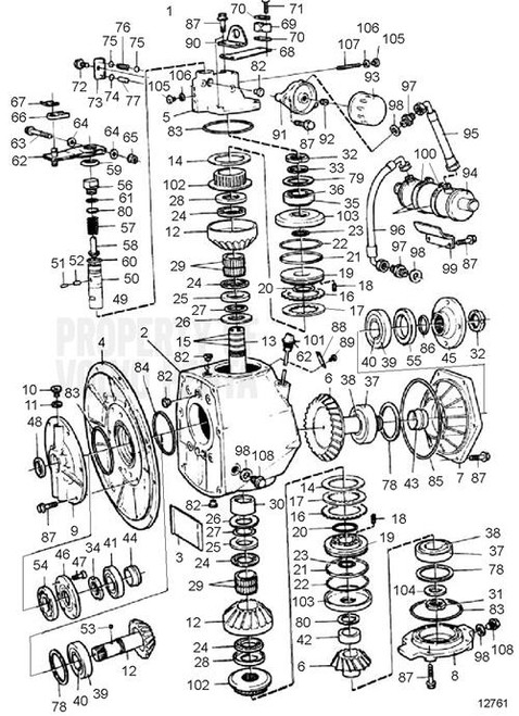 Valve Housing(V2) - Volvo Penta (872725)