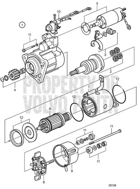 Starter Relay(V2) - Volvo Penta (874743)