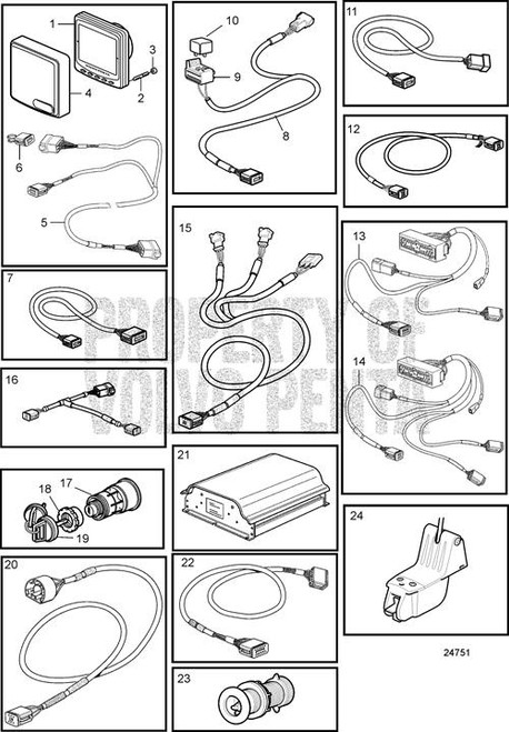 Cable Kit(V2) - Volvo Penta (874785)