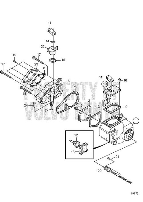 Six Point Screw(V2) - Volvo Penta (888760)
