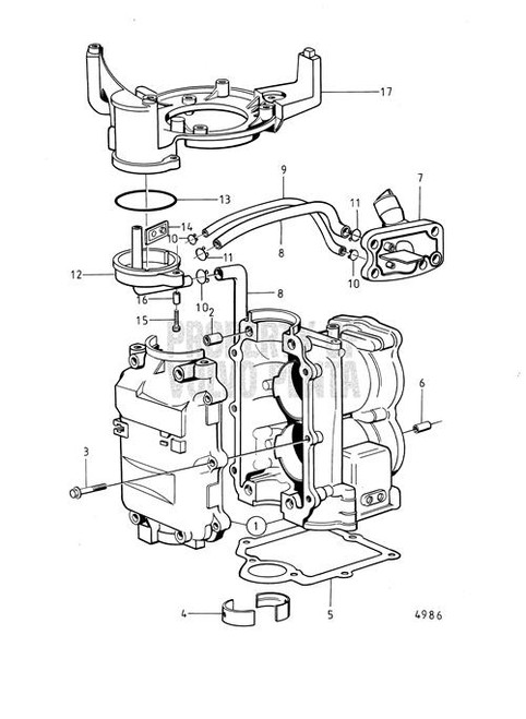 Hose Clamp(V2) - Volvo Penta (943843)