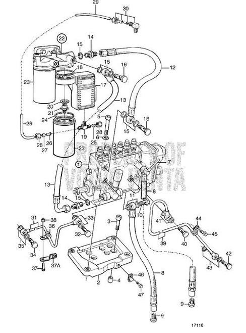 T-Nipple - Volvo Penta (946082)