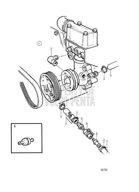 Elbow Nipple(V2) - Volvo Penta (948600)