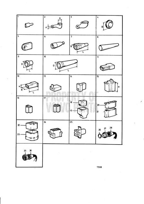 Cable Terminal - Volvo Penta (949404)