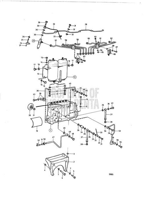 Hexagon Screw(V2) - Volvo Penta (949886)