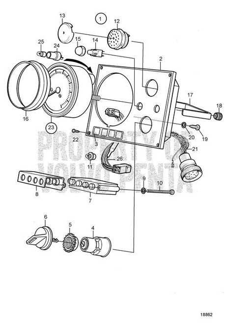Cross Recessed Screw(V2) - Volvo Penta (949947)
